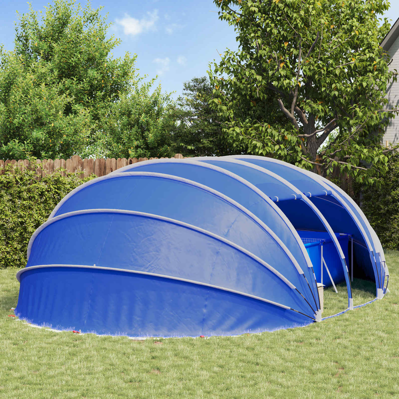 Šator za bazen Zelena 538 x 440 x 204 cm