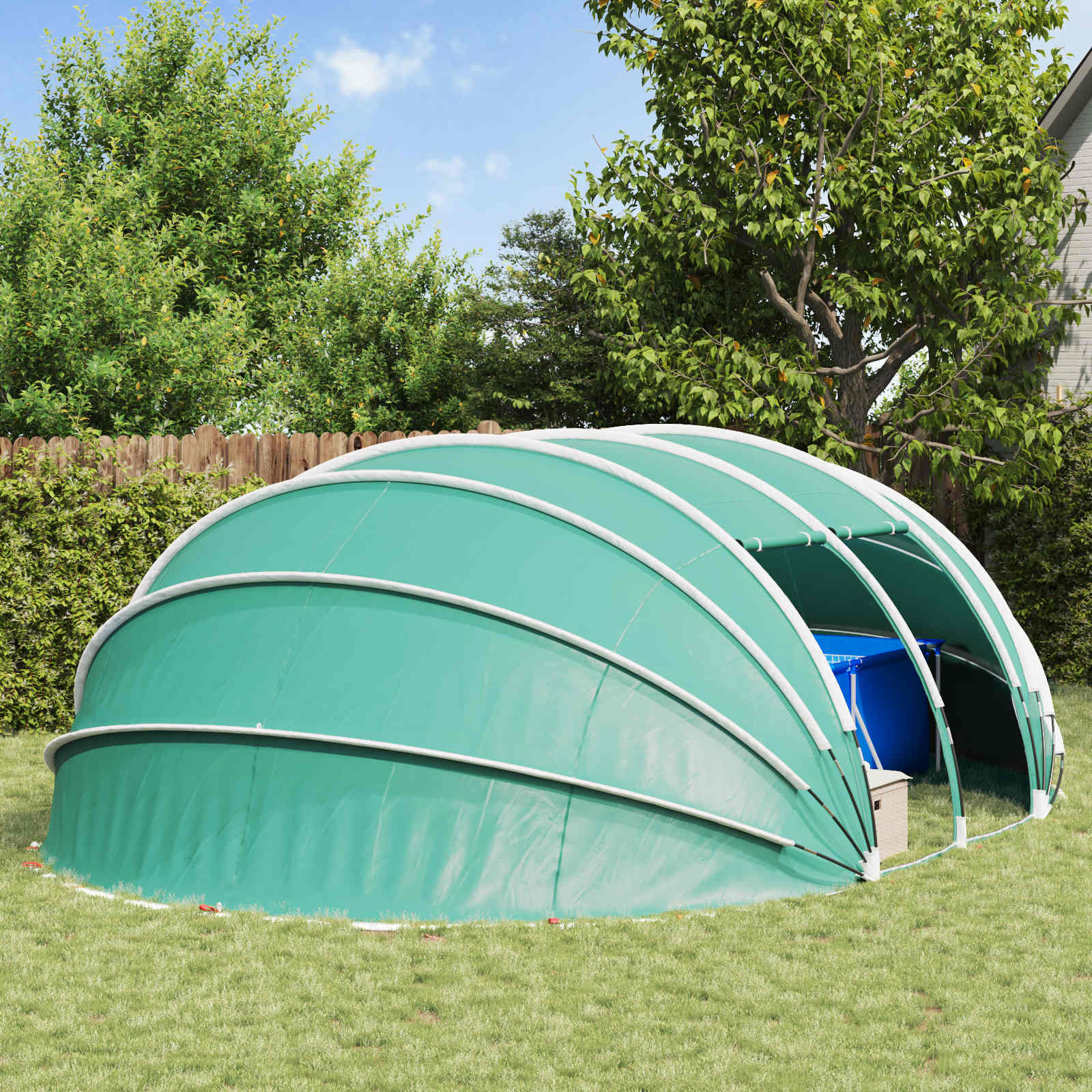 Šator za bazen Plava 538 x 440 x 204 cm