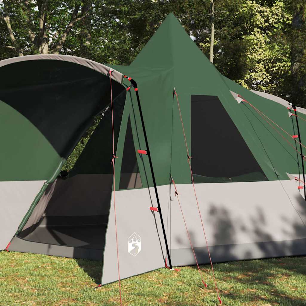 Teepee šator za 8 osoba s krovom Zelena 720 x 465 x 295 cm