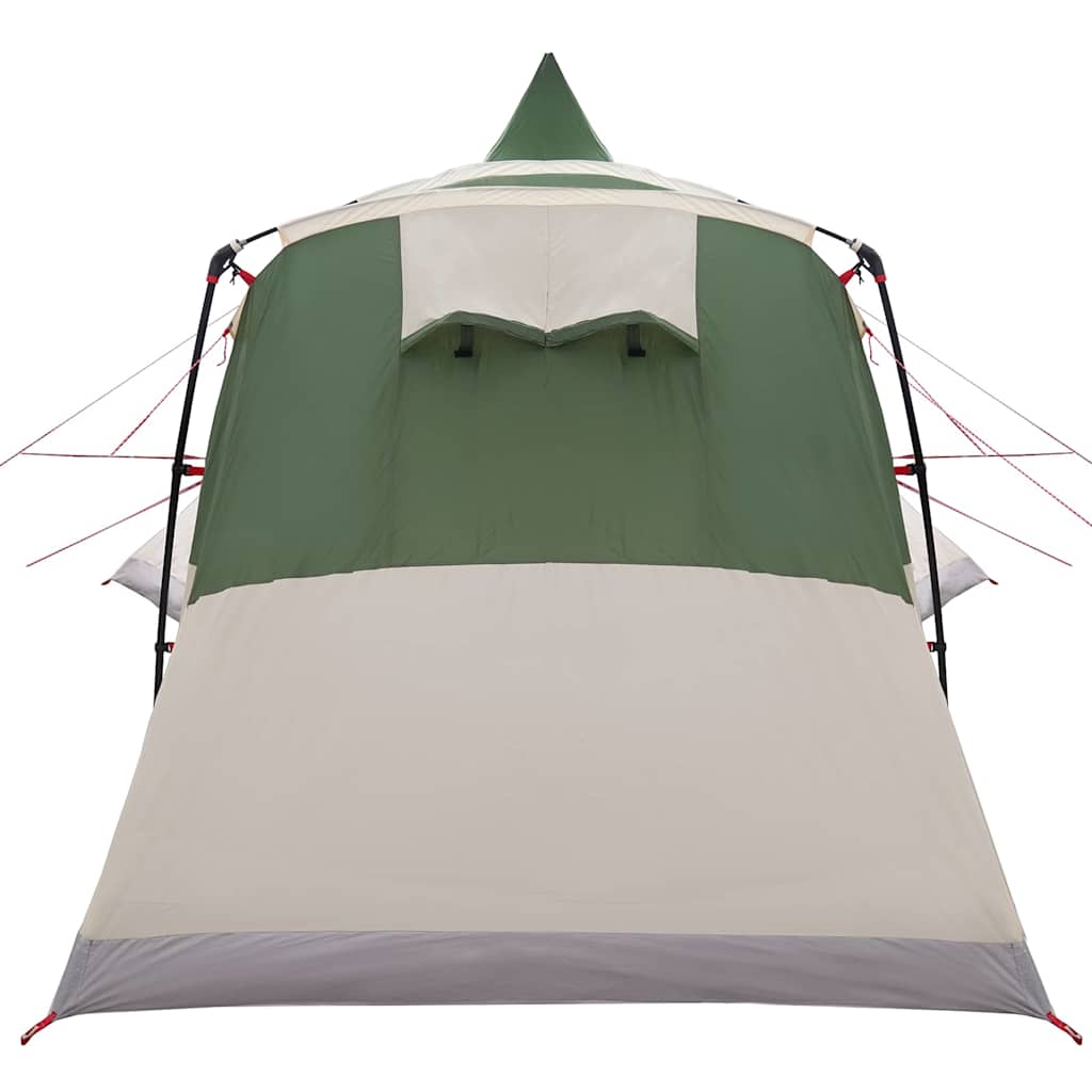 Teepee šator za 8 osoba s krovom Zelena 720 x 465 x 295 cm