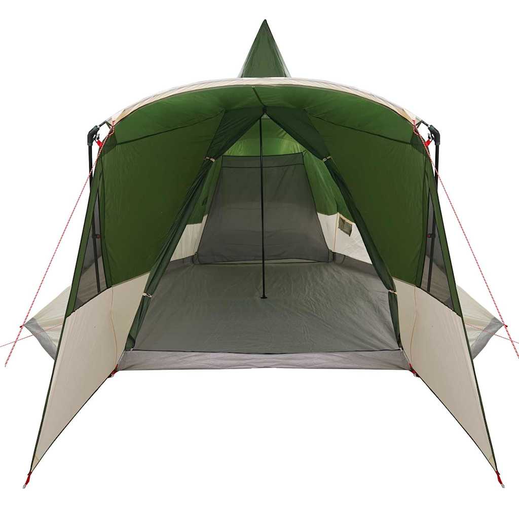 Teepee šator za 8 osoba s krovom Zelena 720 x 465 x 295 cm