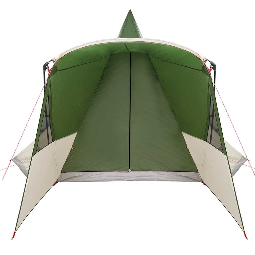 Teepee šator za 8 osoba s krovom Zelena 720 x 465 x 295 cm
