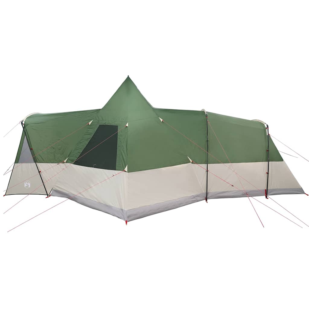Teepee šator za 8 osoba s krovom Zelena 720 x 465 x 295 cm