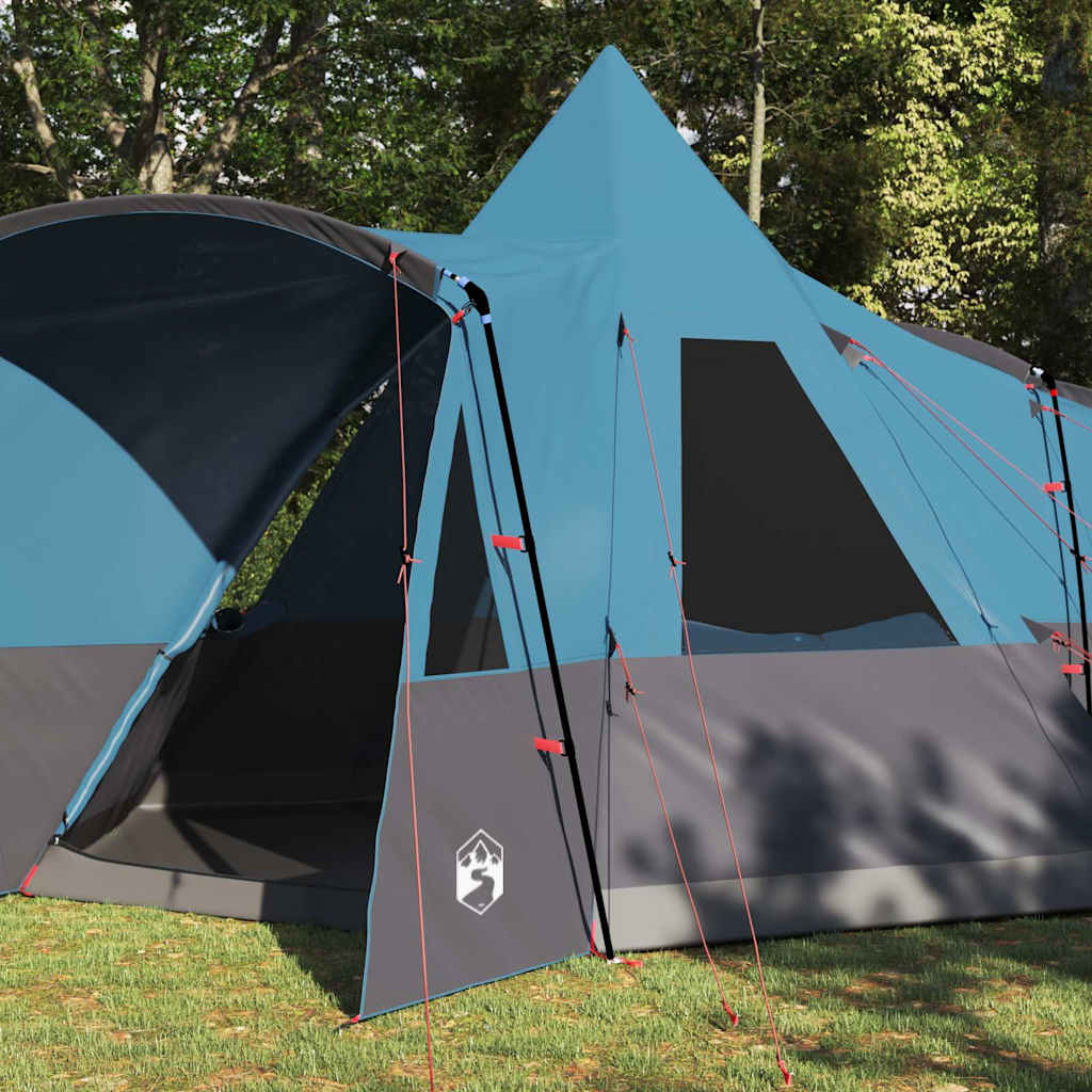 Teepee šator za 8 osoba s krovom Plava 720 x 465 x 295 cm