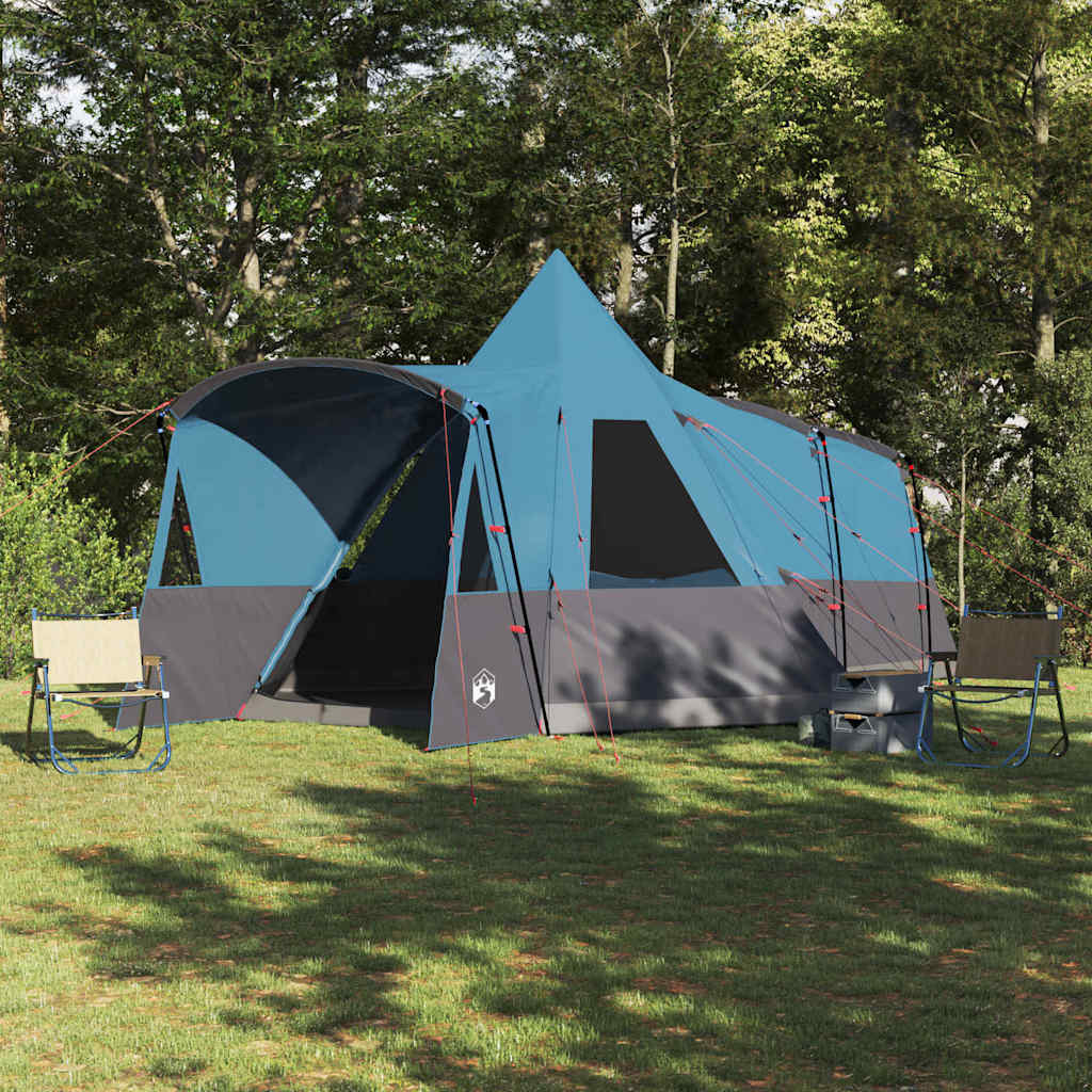Teepee šator za 8 osoba s krovom Plava 720 x 465 x 295 cm