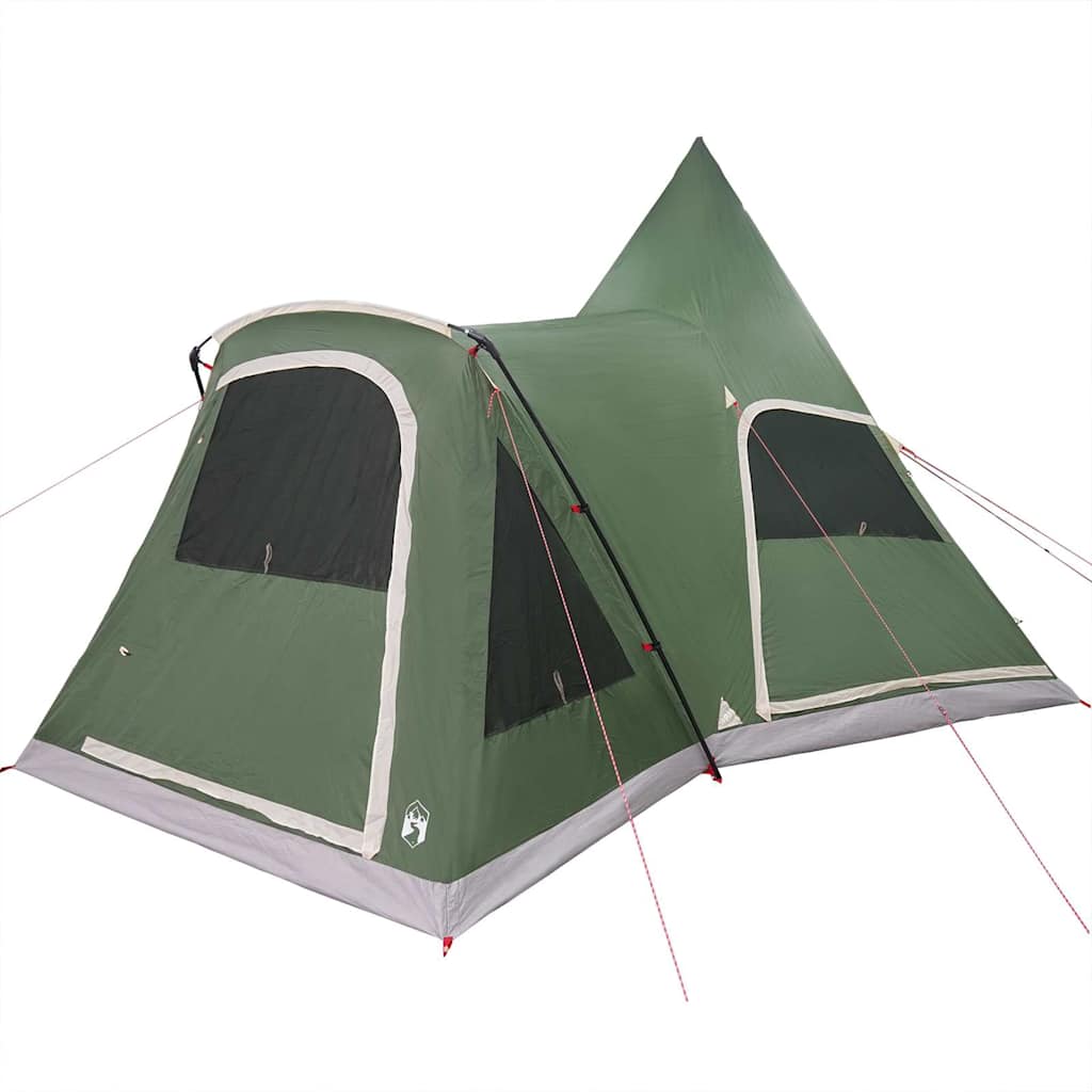 Šator Teepee za 5 osoba s krovom Zelena 545 x 450 x 295 cm