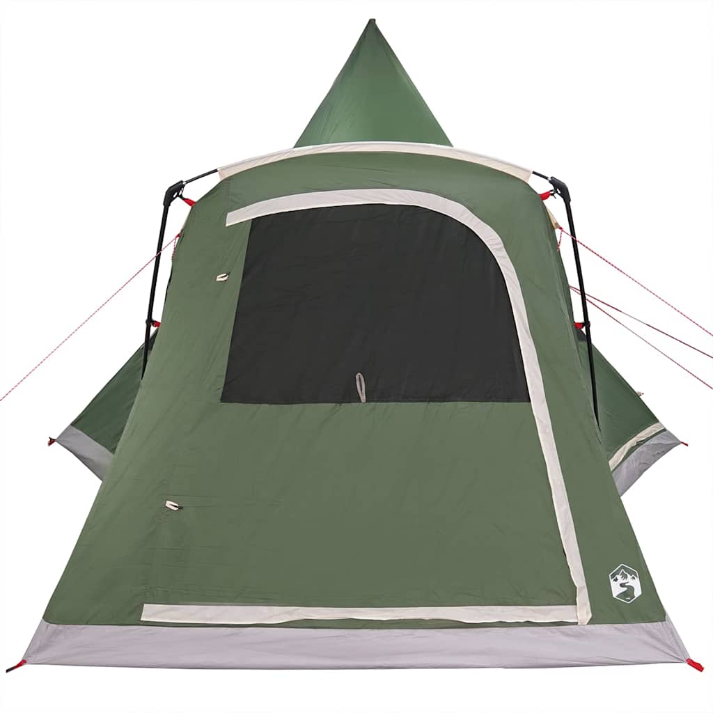 Šator Teepee za 5 osoba s krovom Zelena 545 x 450 x 295 cm