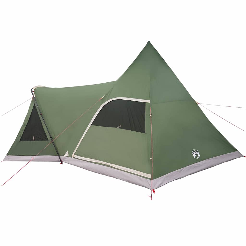 Šator Teepee za 5 osoba s krovom Zelena 545 x 450 x 295 cm