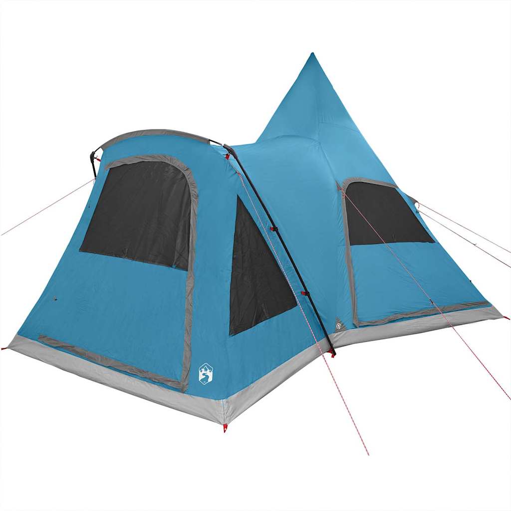 Šator Teepee za 5 osoba s krovom Plava 545 x 450 x 295 cm