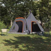 Šator Teepee za 5 osoba Siva i narančasta 545 x 450 x 295 cm