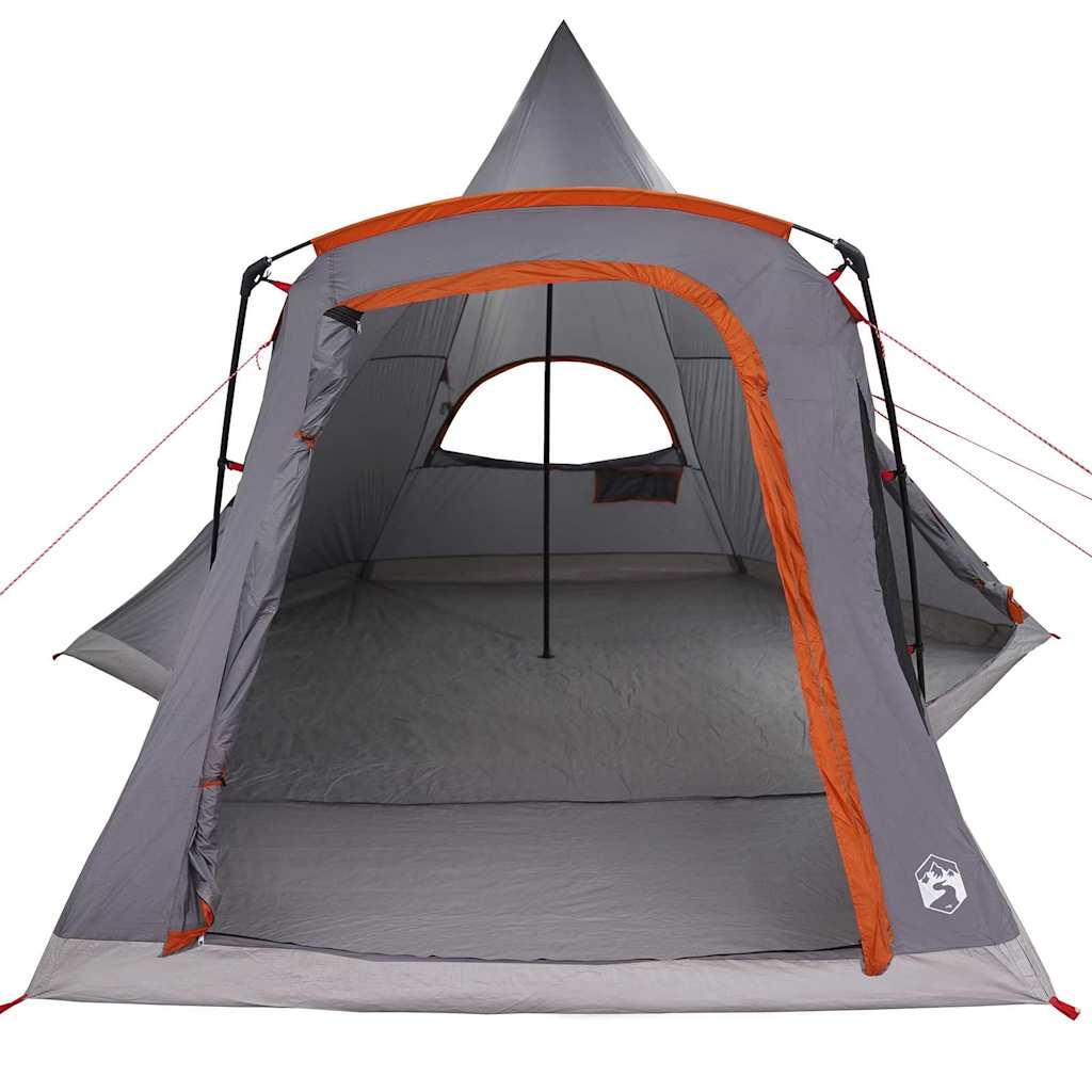 Šator Teepee za 5 osoba Siva i narančasta 545 x 450 x 295 cm