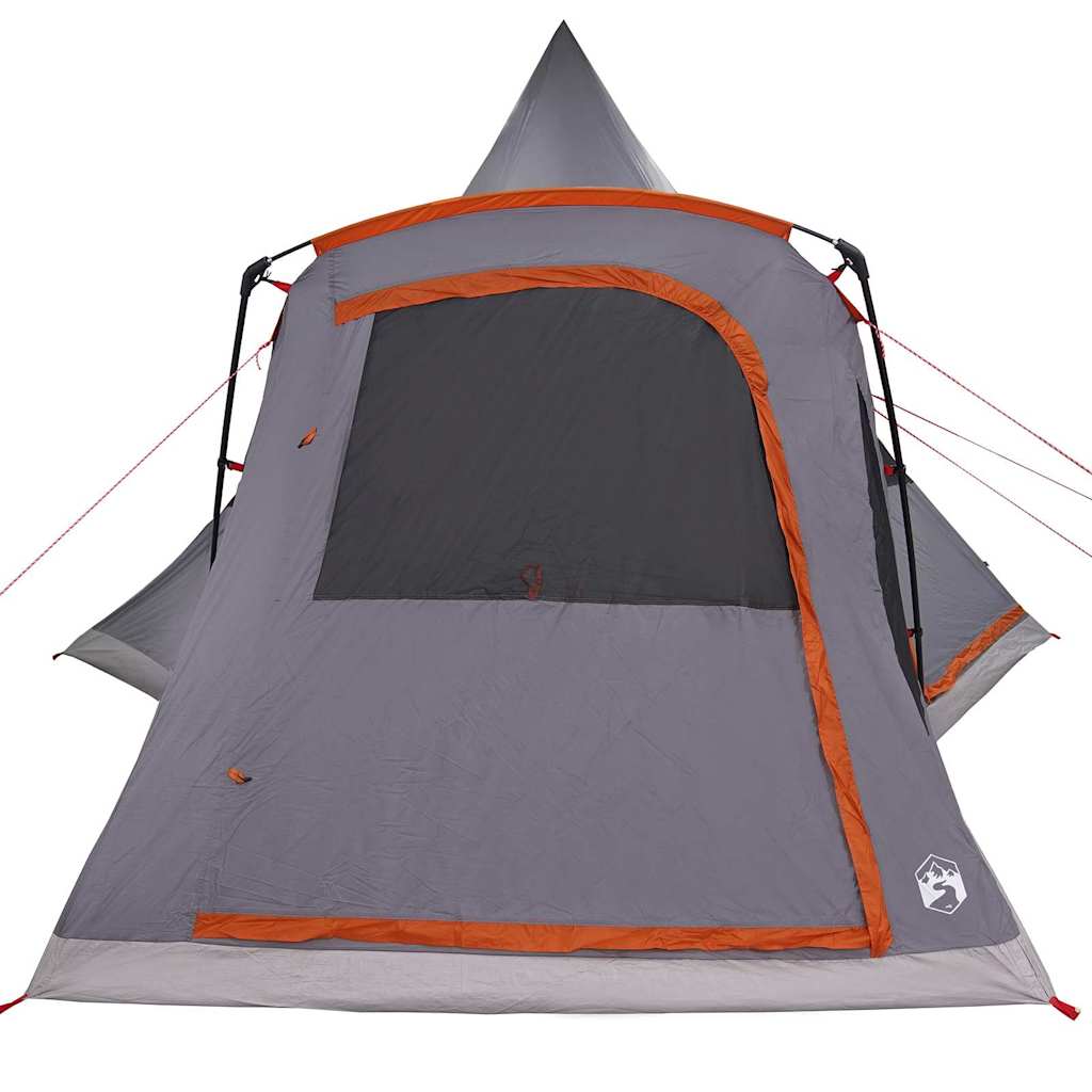 Šator Teepee za 5 osoba Siva i narančasta 545 x 450 x 295 cm