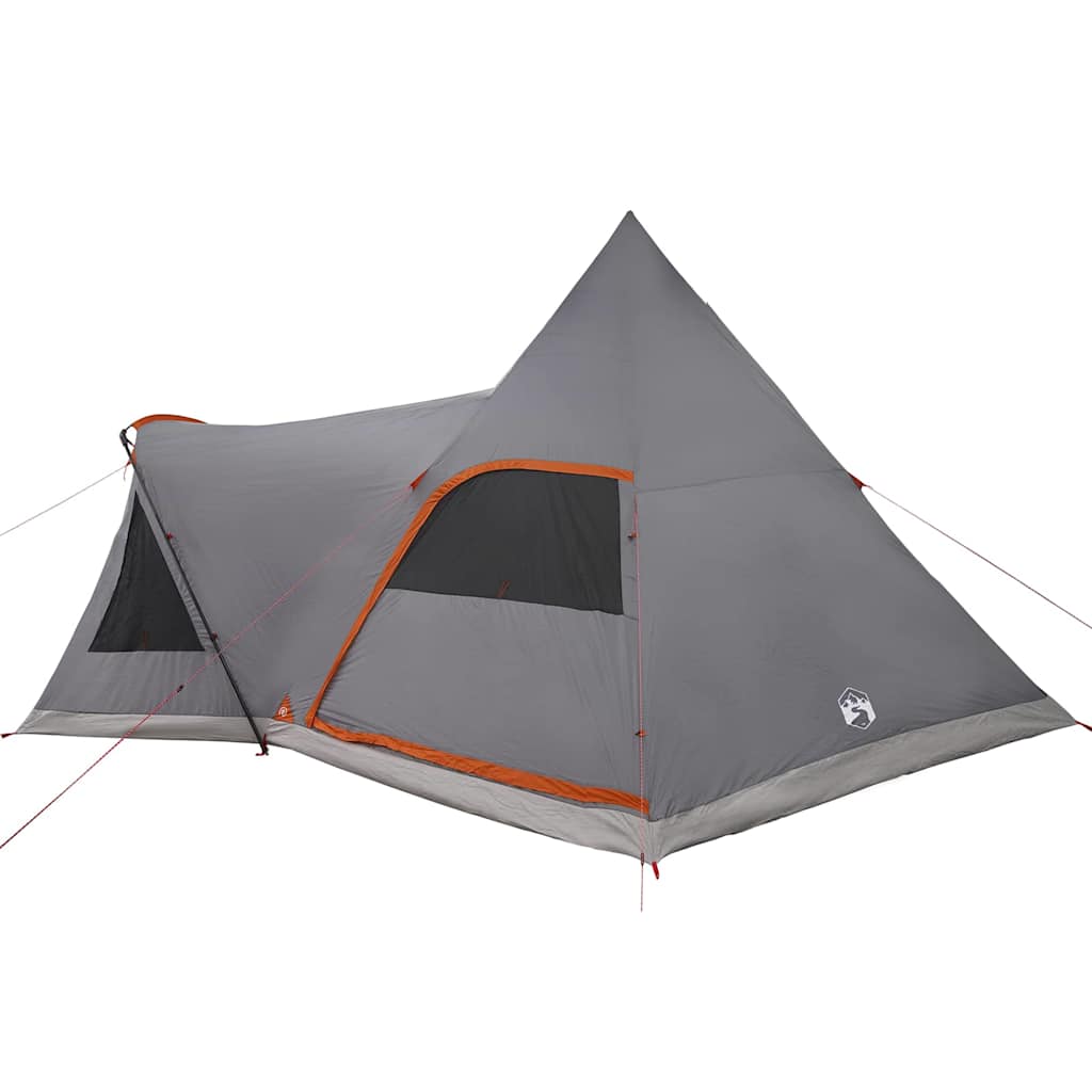 Šator Teepee za 5 osoba Siva i narančasta 545 x 450 x 295 cm