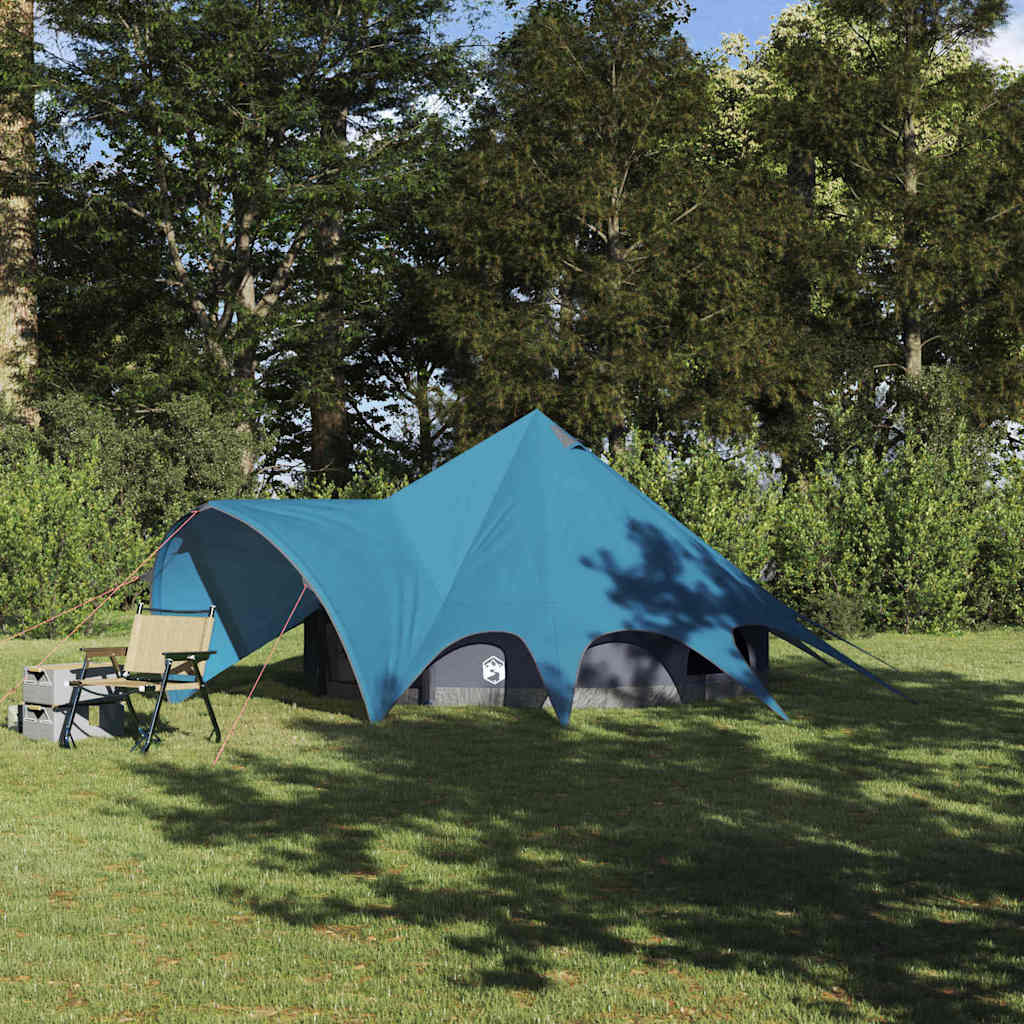 Teepee šator za 3 osobe Plava i siva 312 x 312 x 197 cm
