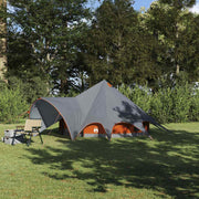 Teepee šator za 3 osobe Siva i narančasta 600 x 600 x 347 cm