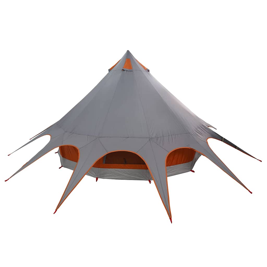 Teepee šator za 3 osobe Siva i narančasta 600 x 600 x 347 cm