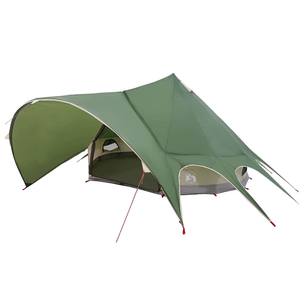 Šator Teepee za 5 osoba Zelena i Siva 415 x 415 x 247 cm