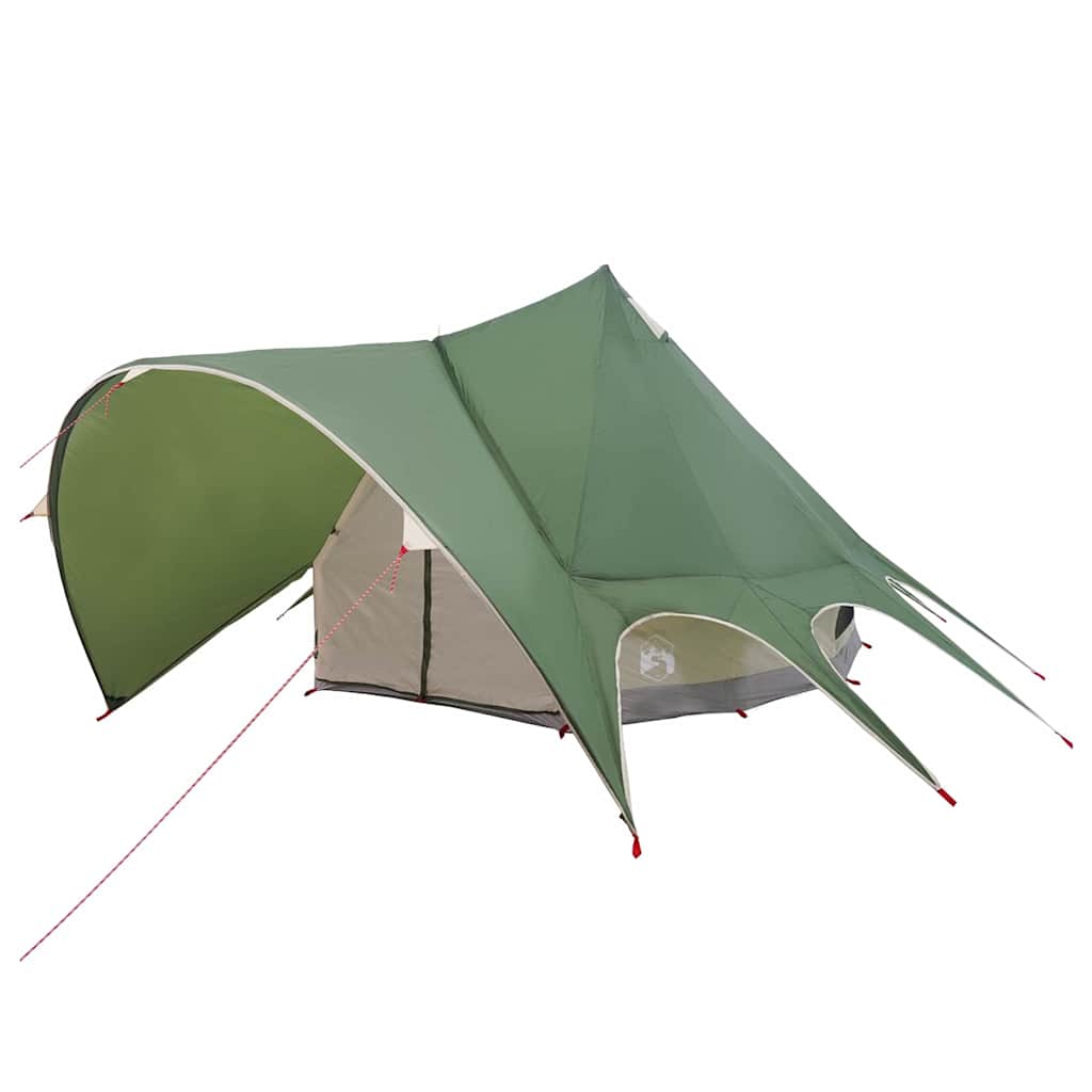 Šator Teepee za 5 osoba Zelena i Siva 415 x 415 x 247 cm
