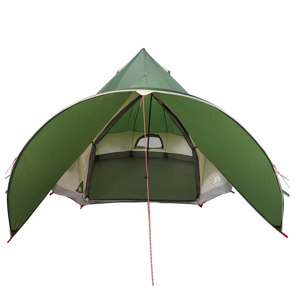Šator Teepee za 5 osoba Zelena i Siva 415 x 415 x 247 cm