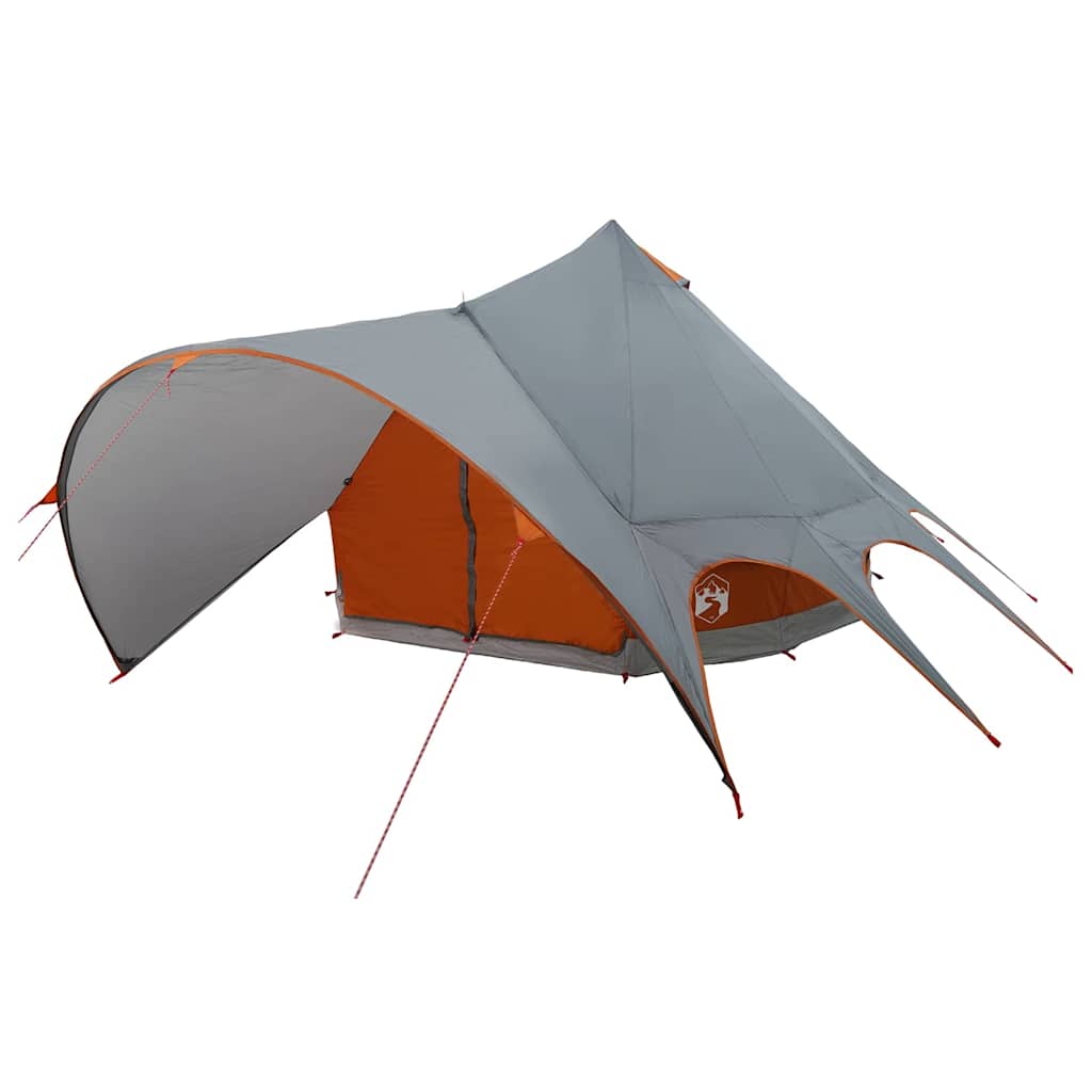 Šator Teepee za 5 osoba Siva i narančasta 415 x 415 x 247 cm