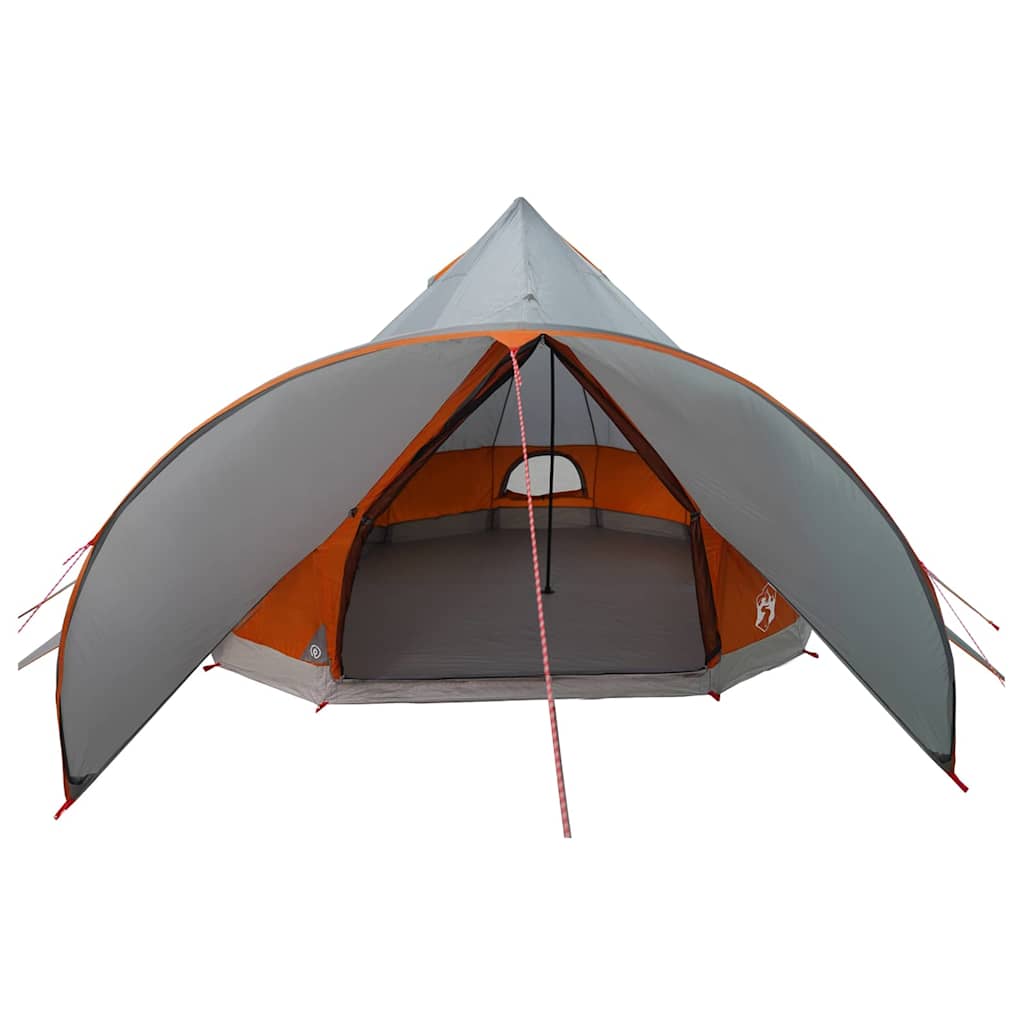 Šator Teepee za 5 osoba Siva i narančasta 415 x 415 x 247 cm