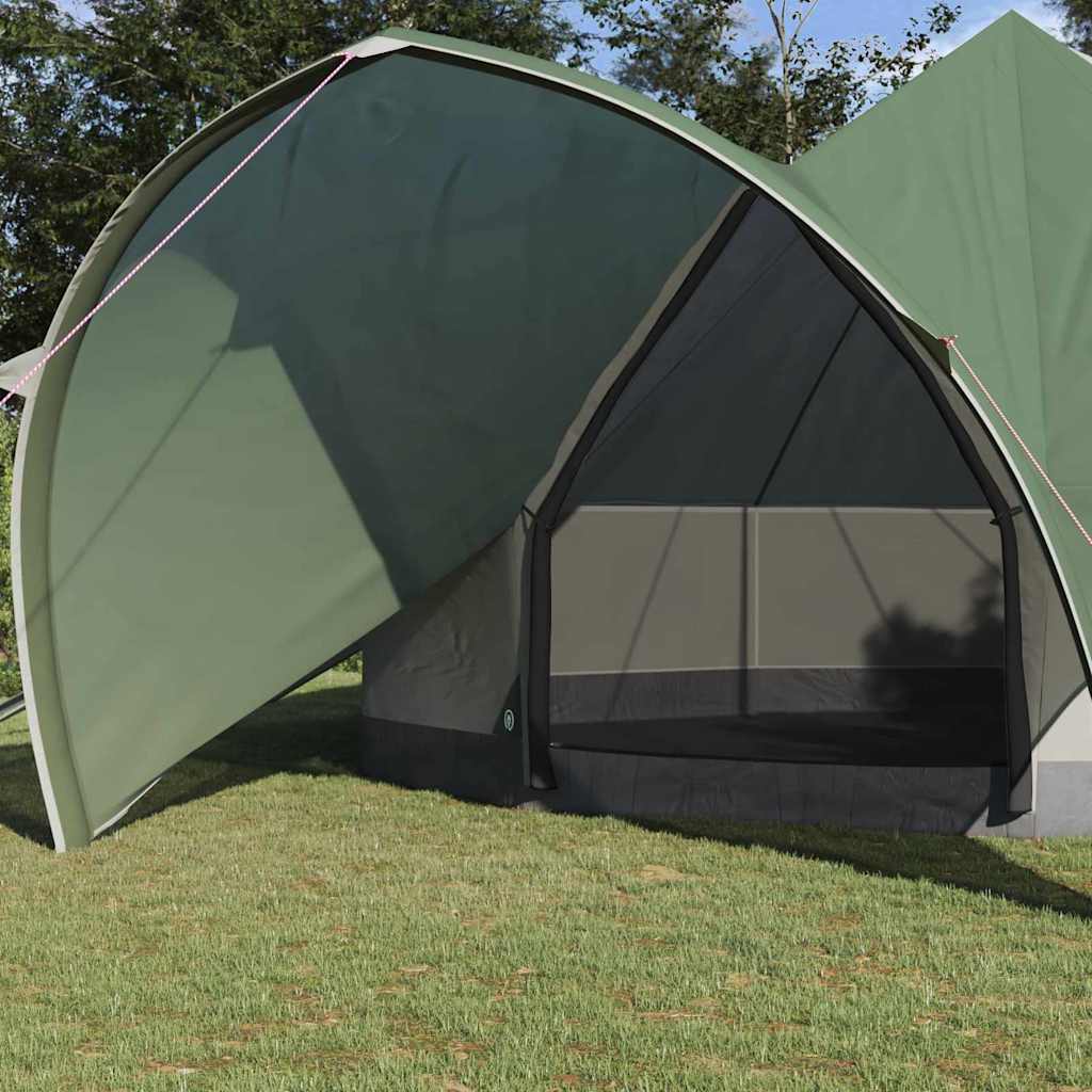 Teepee šator za 7 osoba Zelena i Siva 600 x 600 x 347 cm