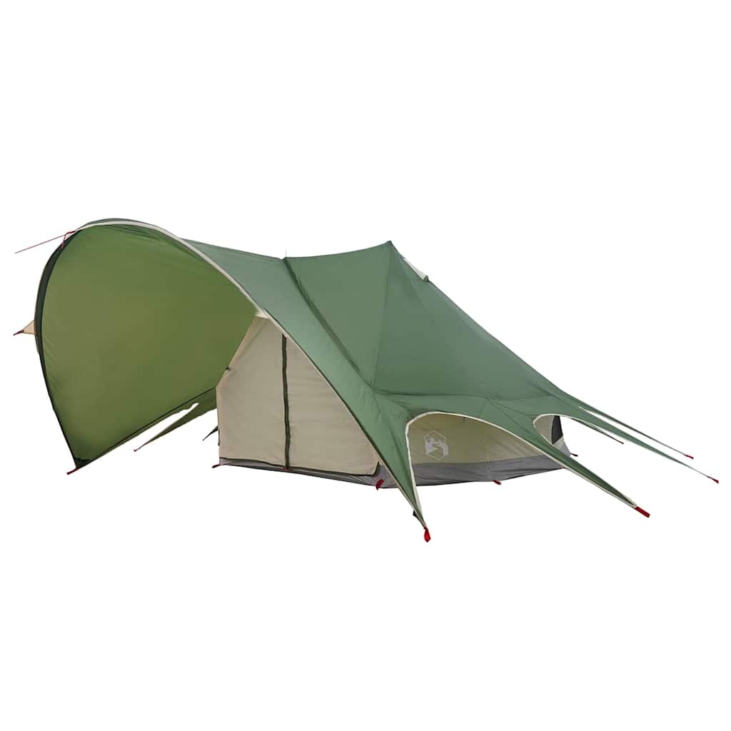 Teepee šator za 7 osoba Zelena i Siva 600 x 600 x 347 cm