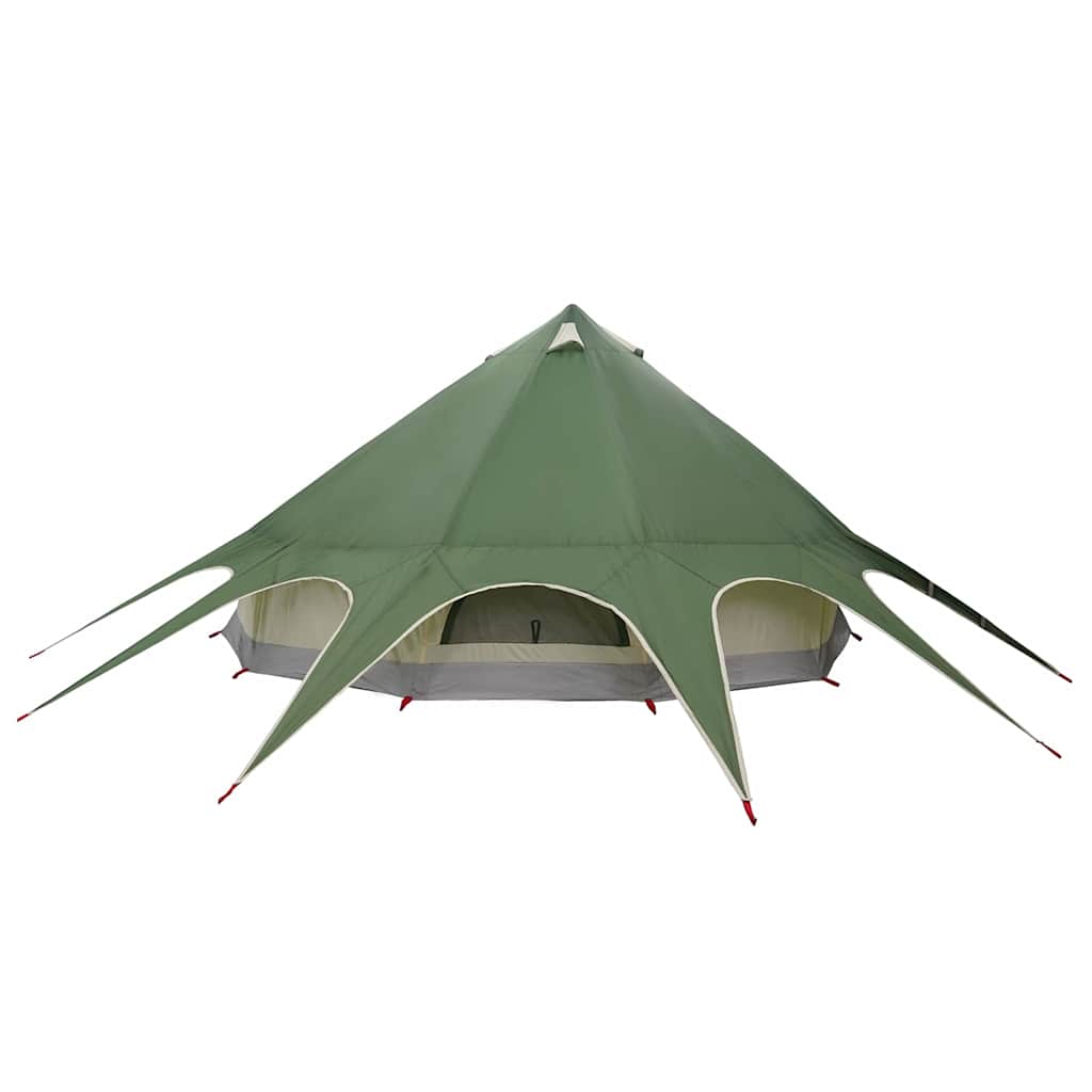 Teepee šator za 7 osoba Zelena i Siva 600 x 600 x 347 cm