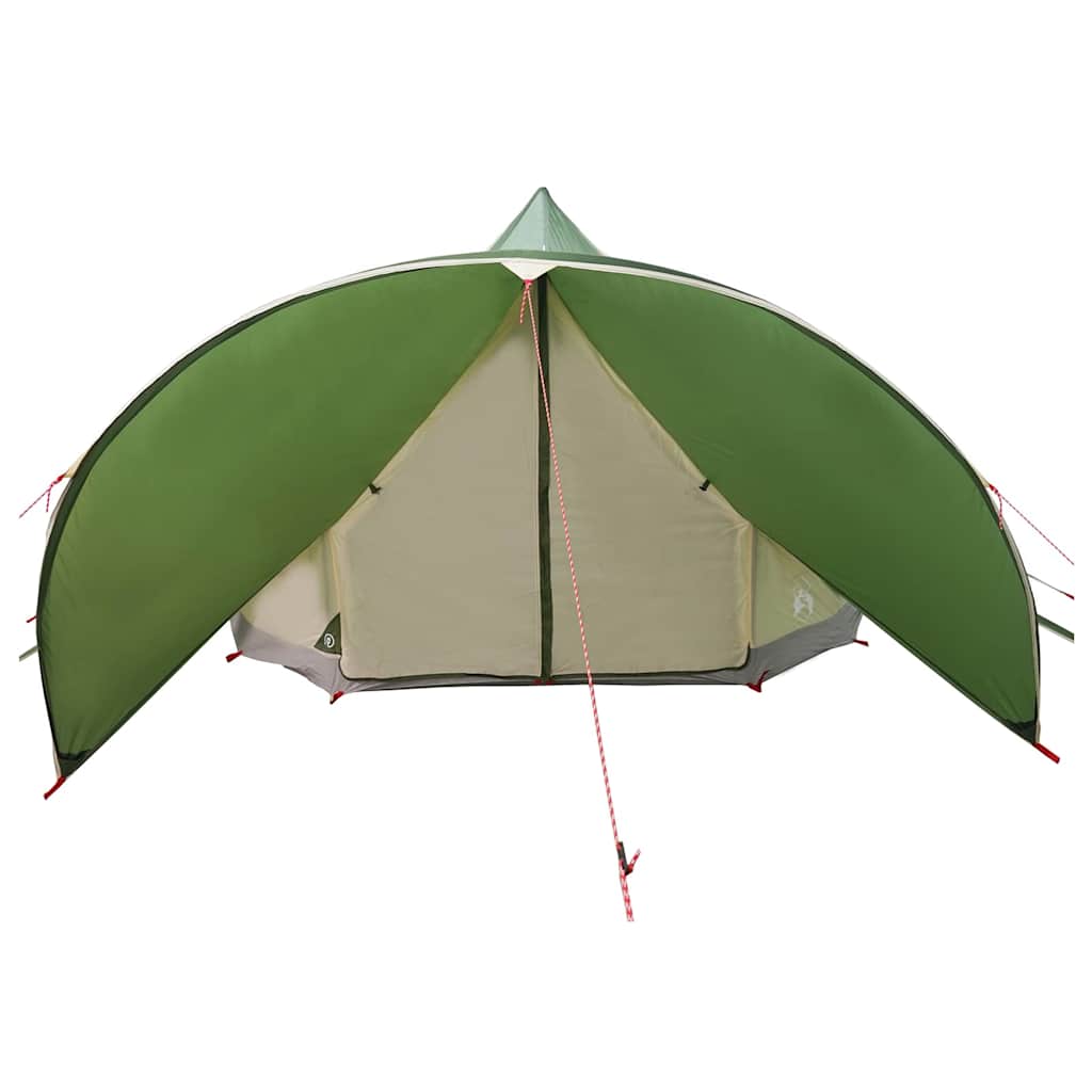 Teepee šator za 7 osoba Zelena i Siva 600 x 600 x 347 cm