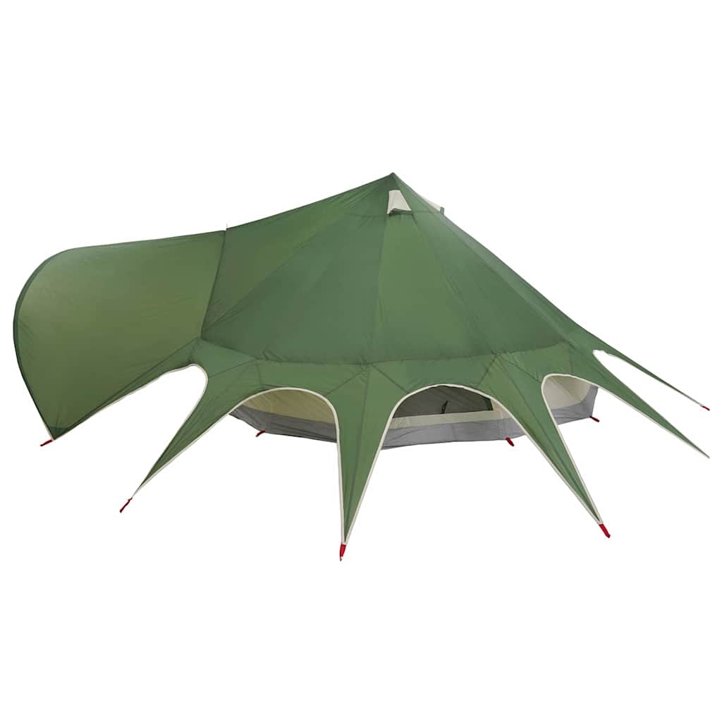 Teepee šator za 7 osoba Zelena i Siva 600 x 600 x 347 cm