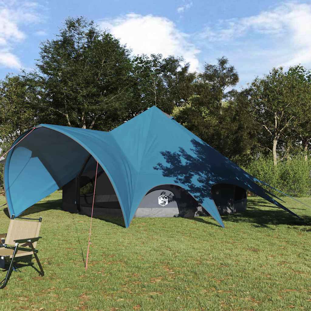 Teepee šator za 7 osoba Plava i siva 600 x 600 x 347 cm