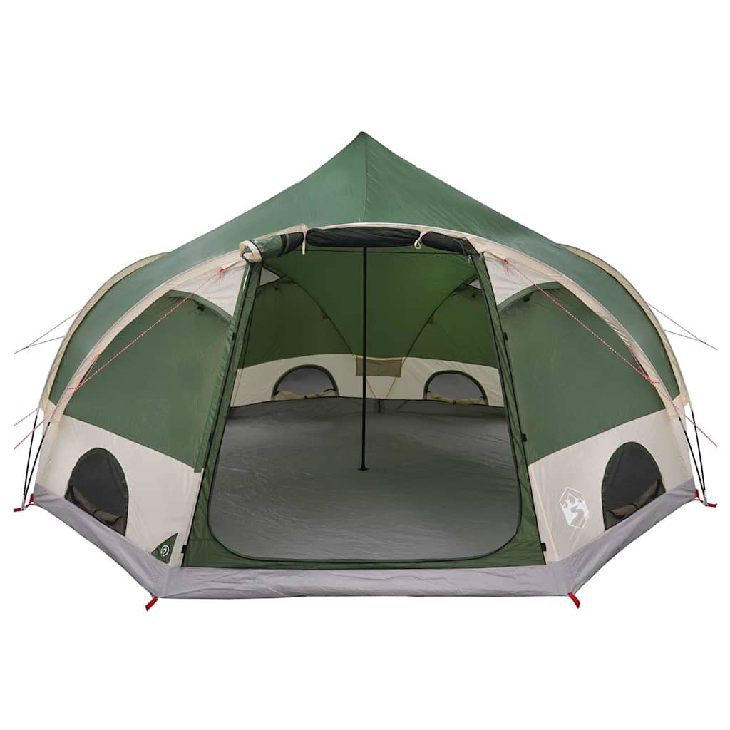 Šator kupola za 4 osobe s krovom Zelena 505 x 450 x 248 cm