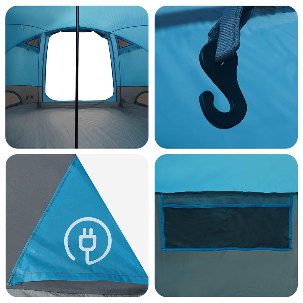 Šator kupola za 4 osobe s krovom Plava 505 x 450 x 248 cm