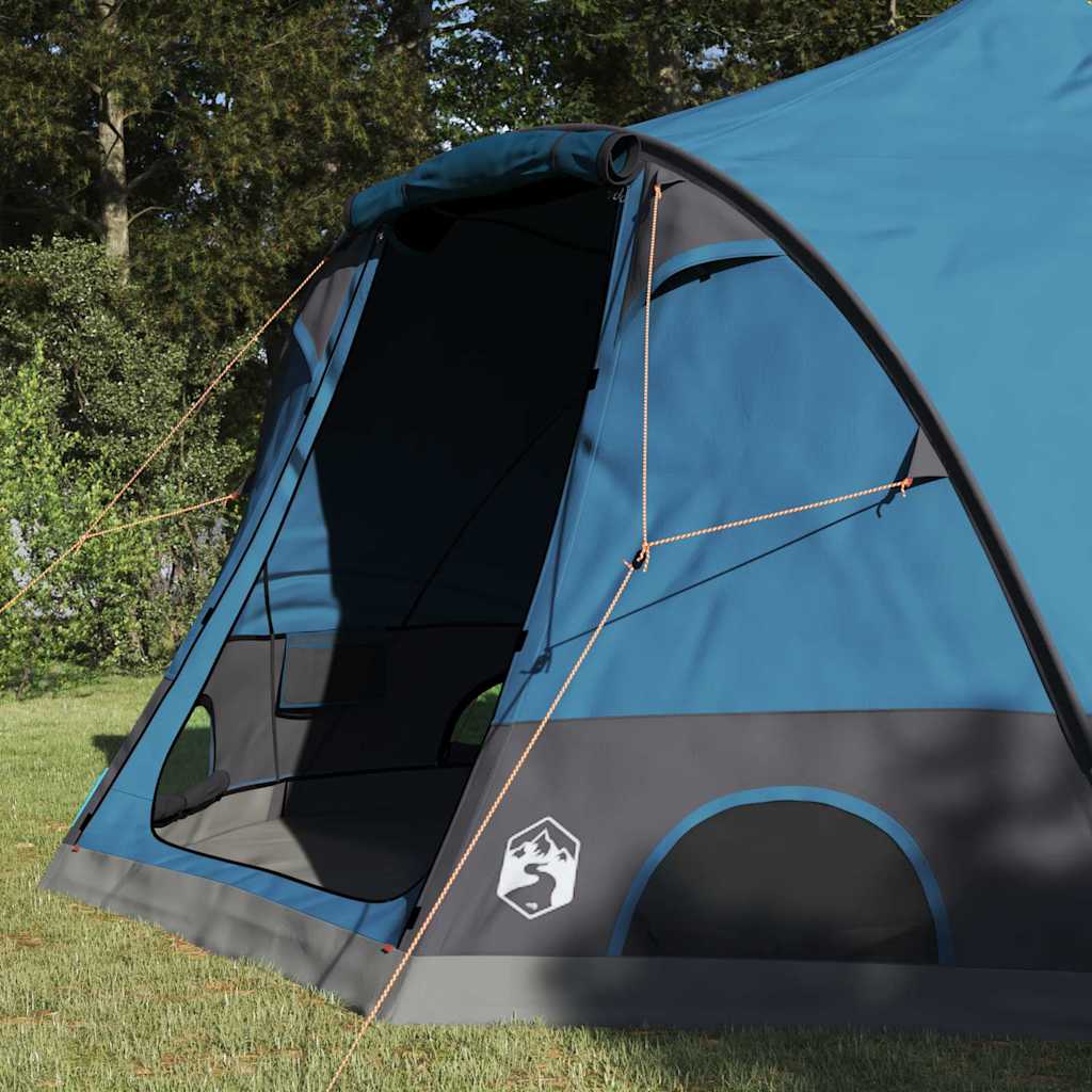 Šator kupola za 4 osobe s krovom Plava 505 x 450 x 248 cm