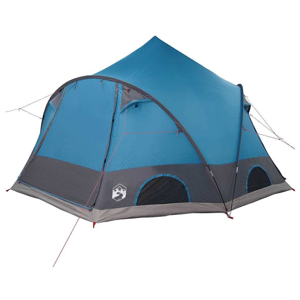 Šator kupola za 4 osobe s krovom Plava 505 x 450 x 248 cm