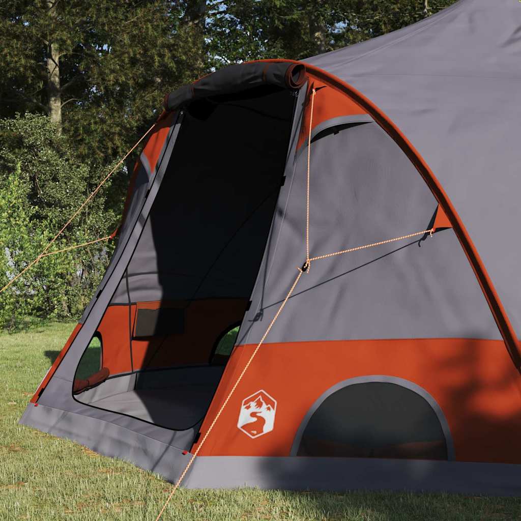 Šator kupola za 4 osobe Siva i narančasta 505 x 450 x 248 cm