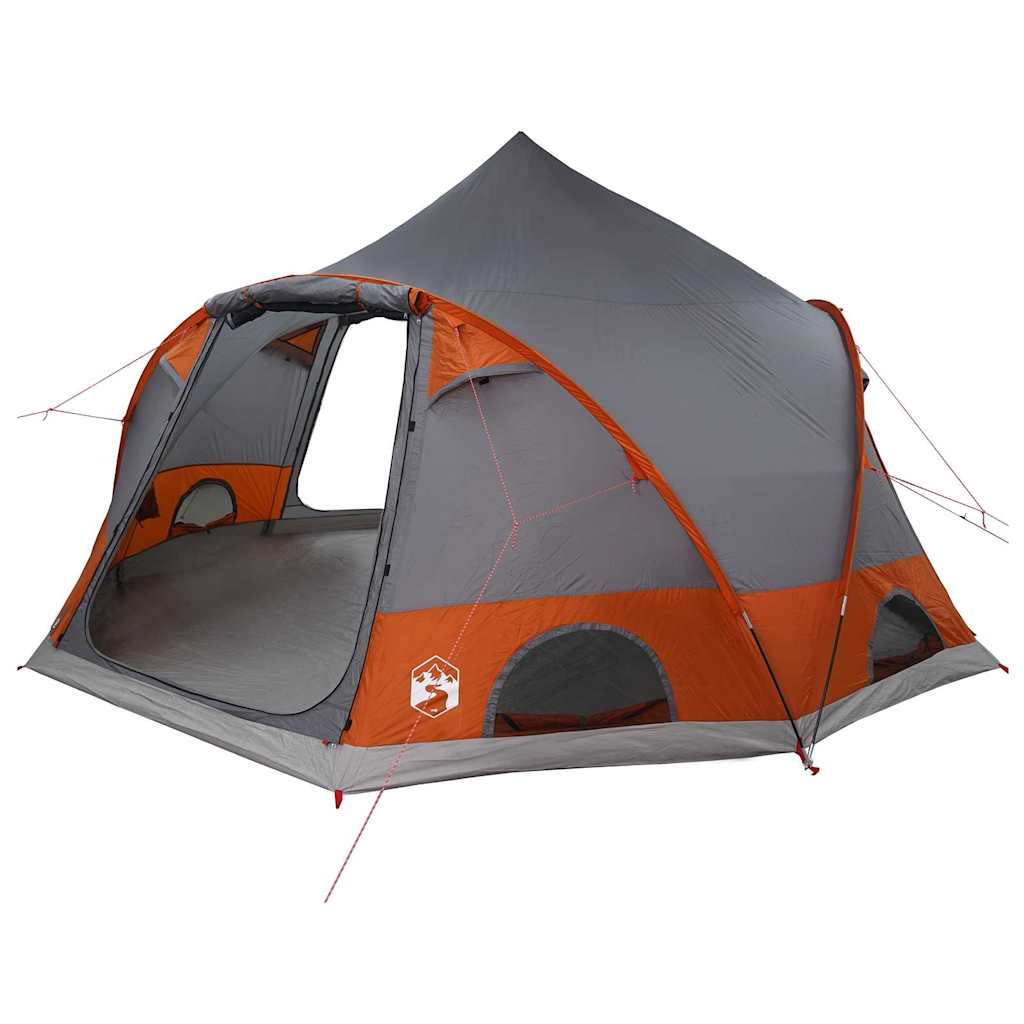 Šator kupola za 4 osobe Siva i narančasta 505 x 450 x 248 cm