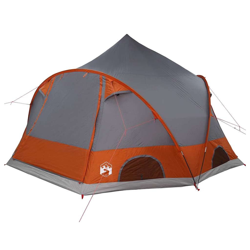 Šator kupola za 4 osobe Siva i narančasta 505 x 450 x 248 cm