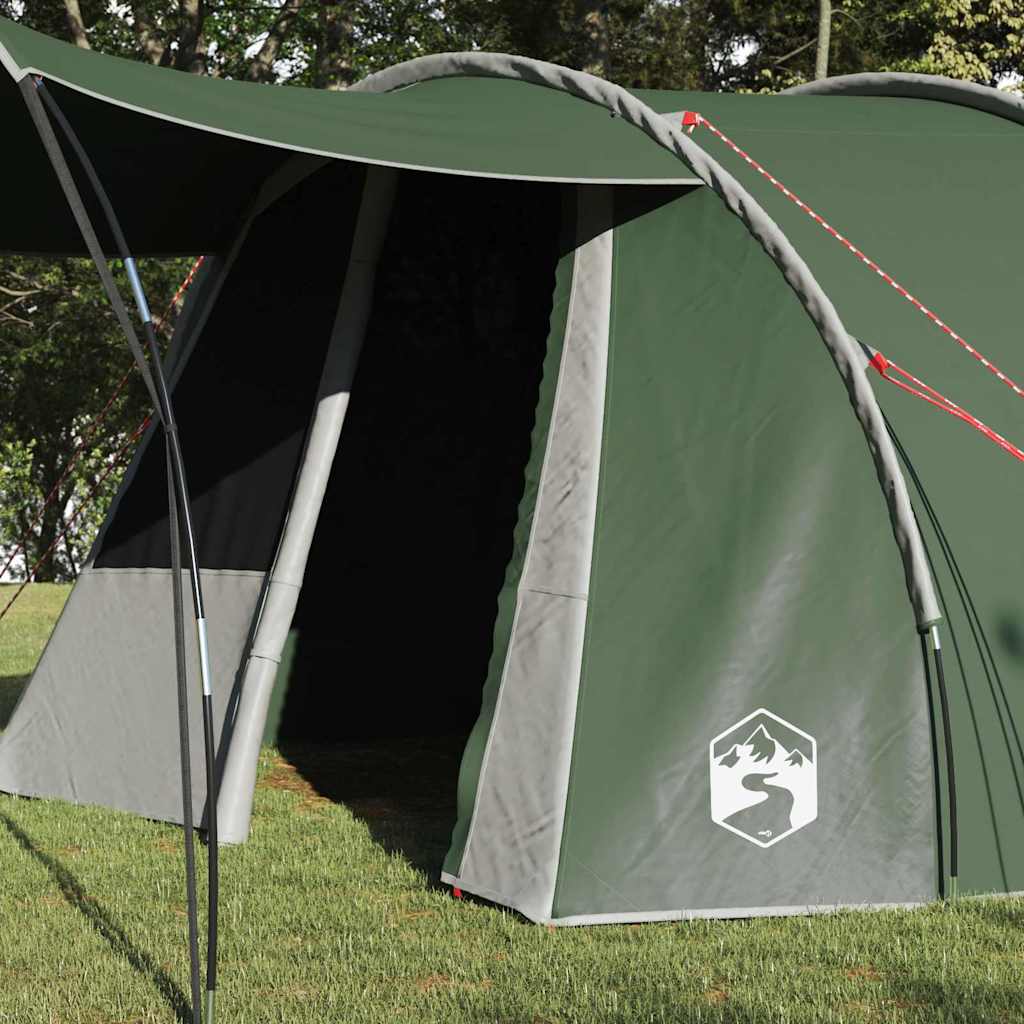Tunelski šator za 4 osobe Zelena i bijela 740 x 370 x 220 cm