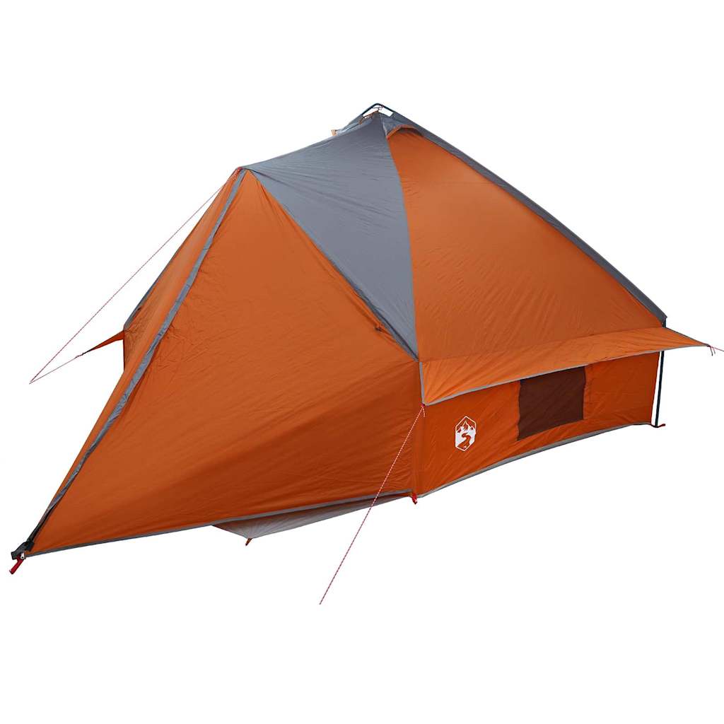 Teepee šator za 10 osoba Siva i narančasta 567 x 470 x 242 cm
