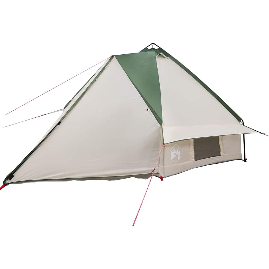 Teepee šator za 8 osoba Zelena i bijela 490 x 410 x 210 cm