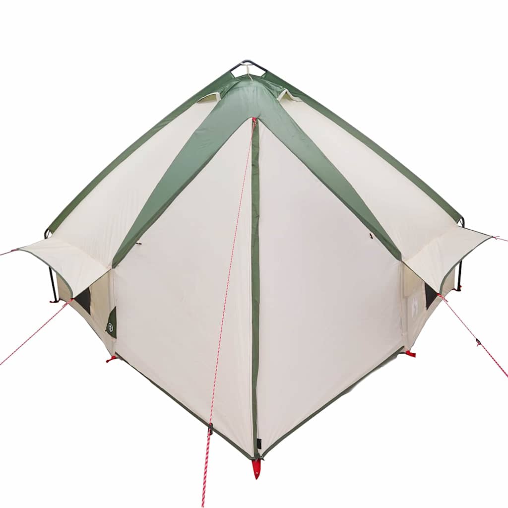 Teepee šator za 8 osoba Zelena i bijela 490 x 410 x 210 cm