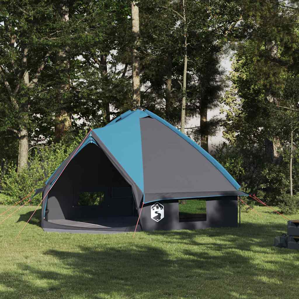 Teepee šator za 8 osoba Plava i siva 490 x 410 x 210 cm