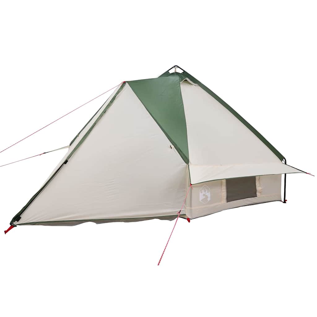 Šator Teepee za 6 osoba Zelena i bijela 431 x 366 x 185 cm