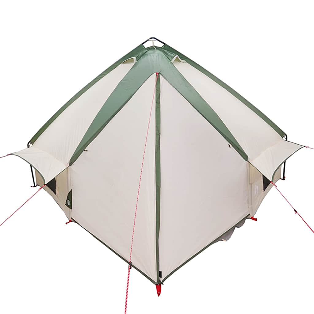 Šator Teepee za 6 osoba Zelena i bijela 431 x 366 x 185 cm