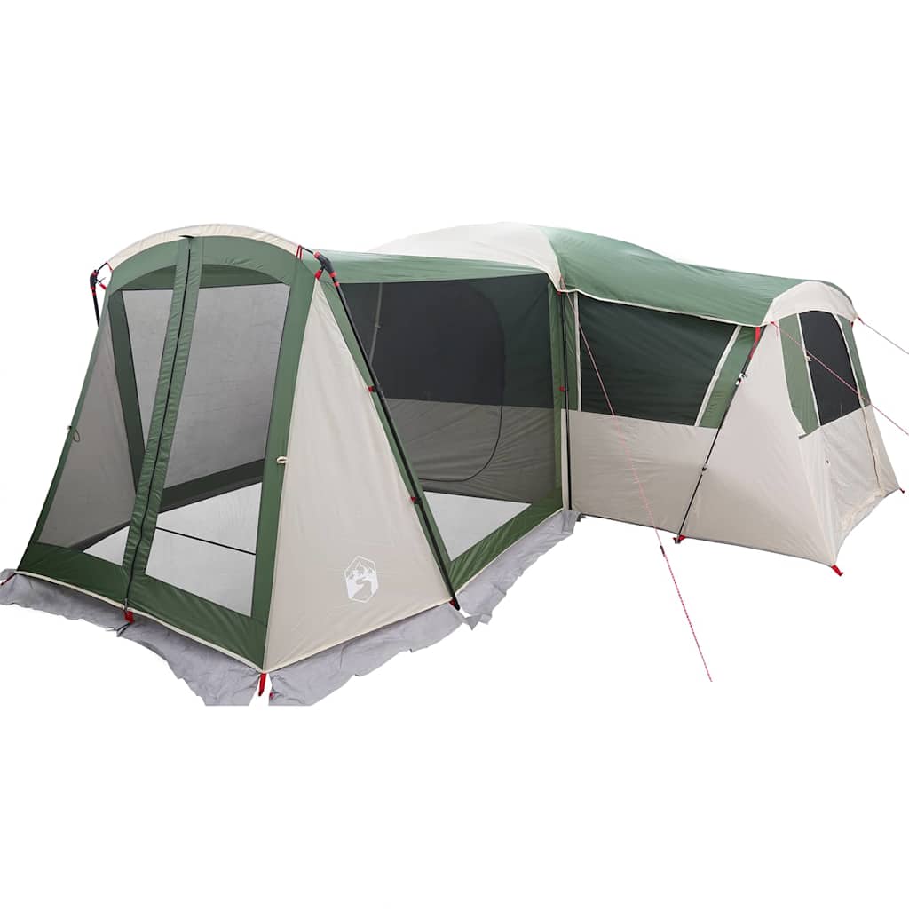 Obiteljski šator za 20 osoba Zelena i bijela 745 x 700 x 217 cm
