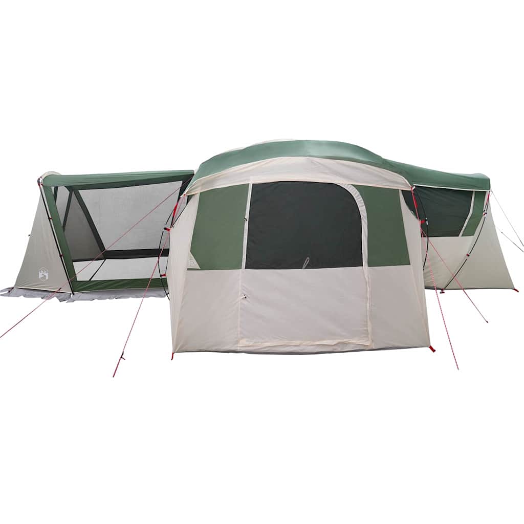 Obiteljski šator za 20 osoba Zelena i bijela 745 x 700 x 217 cm