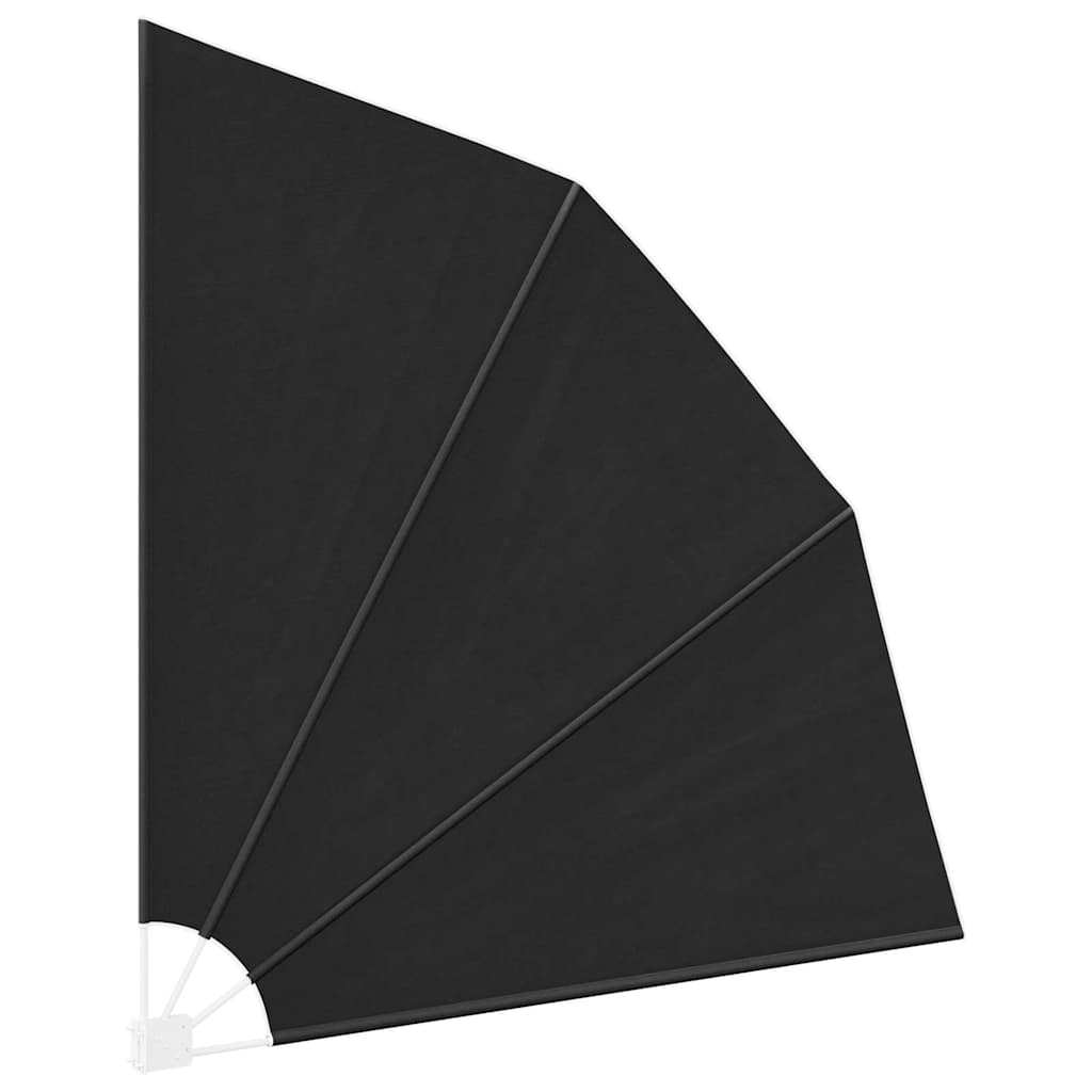 Zaslon za privatnost na balkonu 210 x 210 cm Poliester Antracit