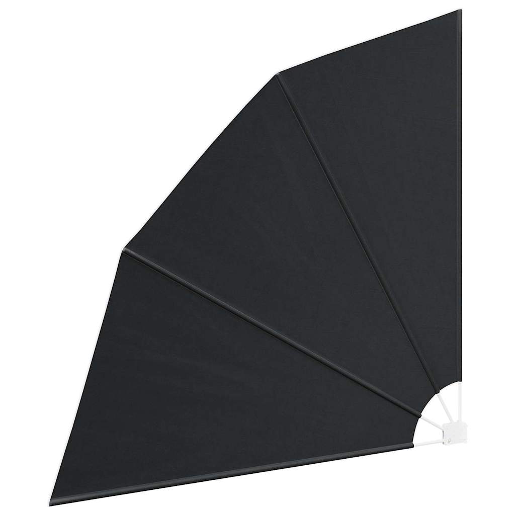 Zaslon za privatnost na balkonu 210 x 210 cm Poliester Antracit