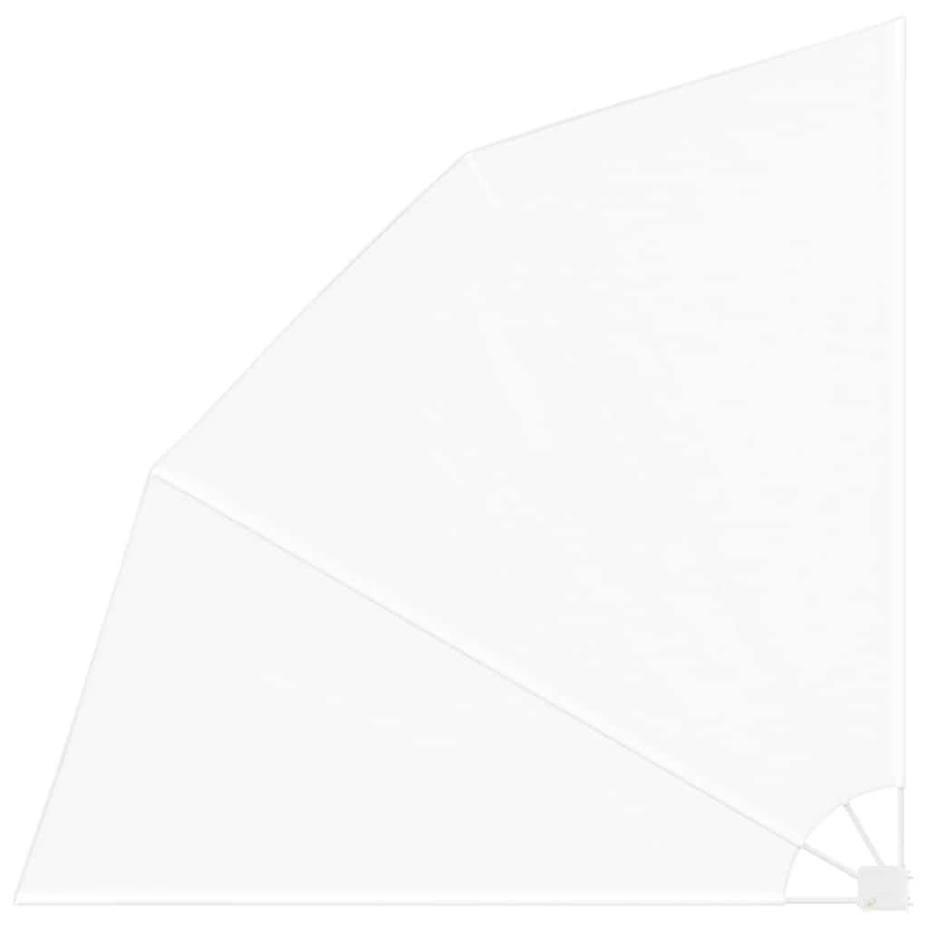 Zaslon za privatnost na balkonu 210 x 210 cm Poliester Bijela
